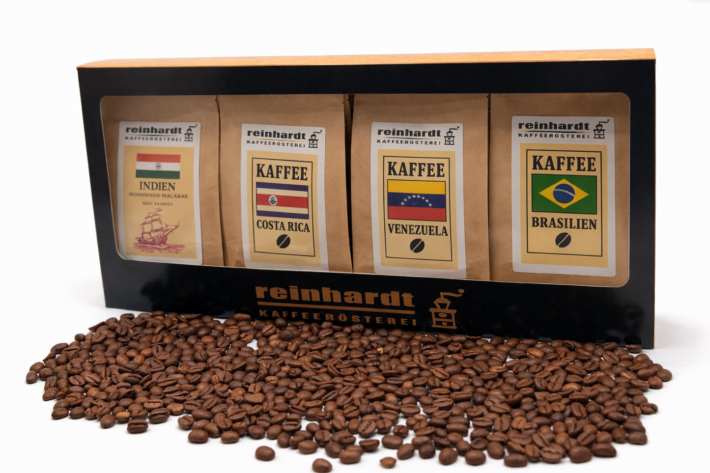 Schmuckkarton gefüllt mit feinsten Edelbohnen