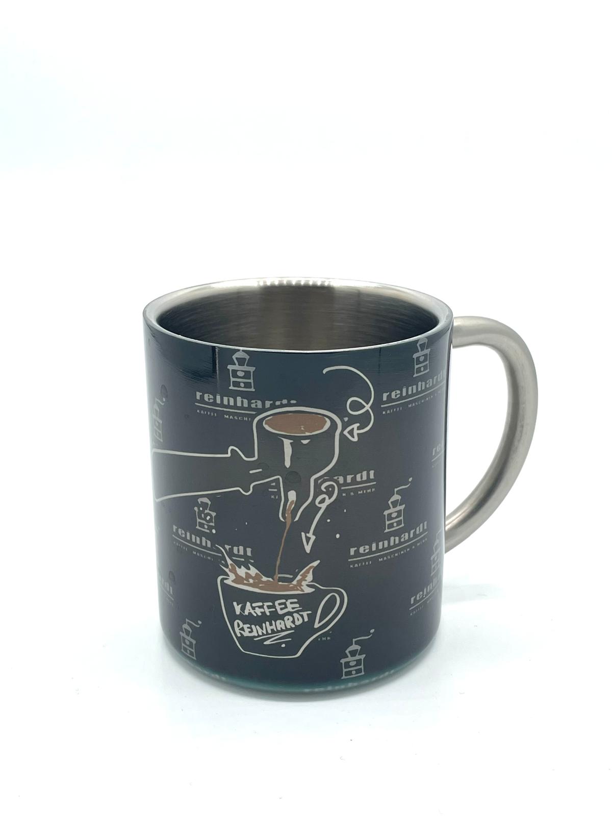 Edelstahl Kaffeebecher „Reinhardt“ doppelwandig – Stylisch & Unzerstörbar