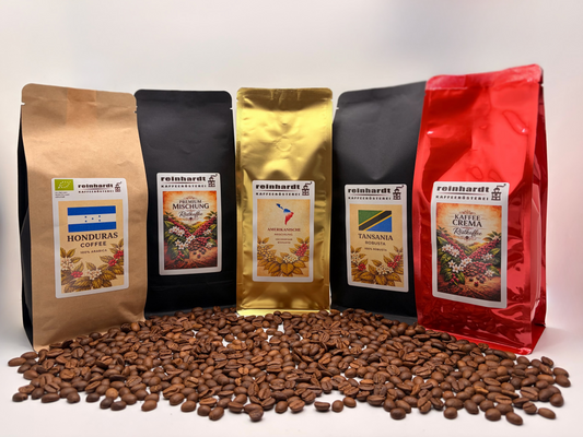 Kaffee-Probierpaket – 5 Verschiedene Kaffeesorten