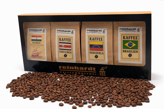 Schmuckkarton gefüllt mit feinsten Edelbohnen